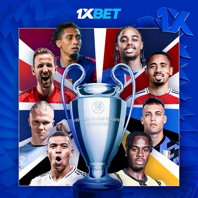 UEFA Champions League fixtures & live odds on 1xBet Somalia